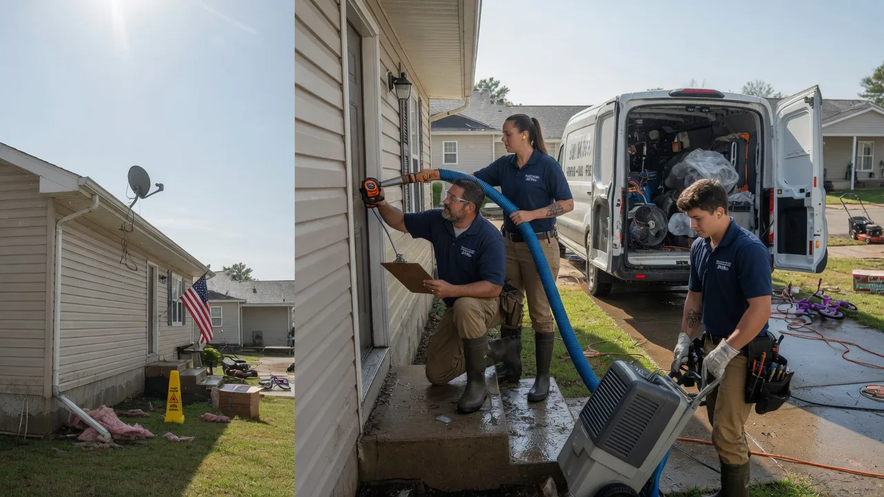 Ceiling Water Damage Restoration in Minier, IL near me
